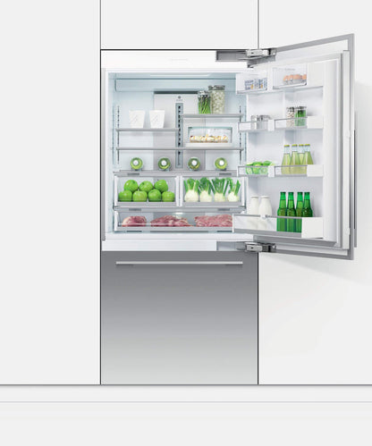 FISHER & PAYKEL RS36W80LJ1N Integrated Refrigerator Freezer, 36", Ice -  RS36W80LJ1N