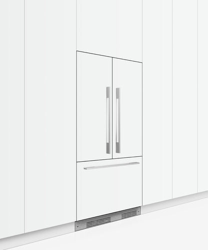 FISHER & PAYKEL RS36A72J1N Integrated French Door Refrigerator Freezer, 36", Ice - RS36A72J1N