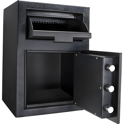 Barska DX Keypad Style One Compartment Depository Safes | Keypad-F Style, Heavy-Walled Steel Construction - AX12590