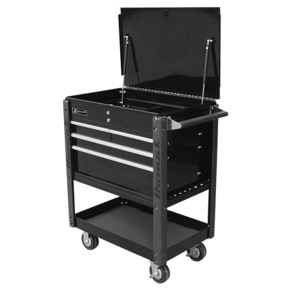 Homak 35" Professional 4 Drawer Service Cart - BK06032000