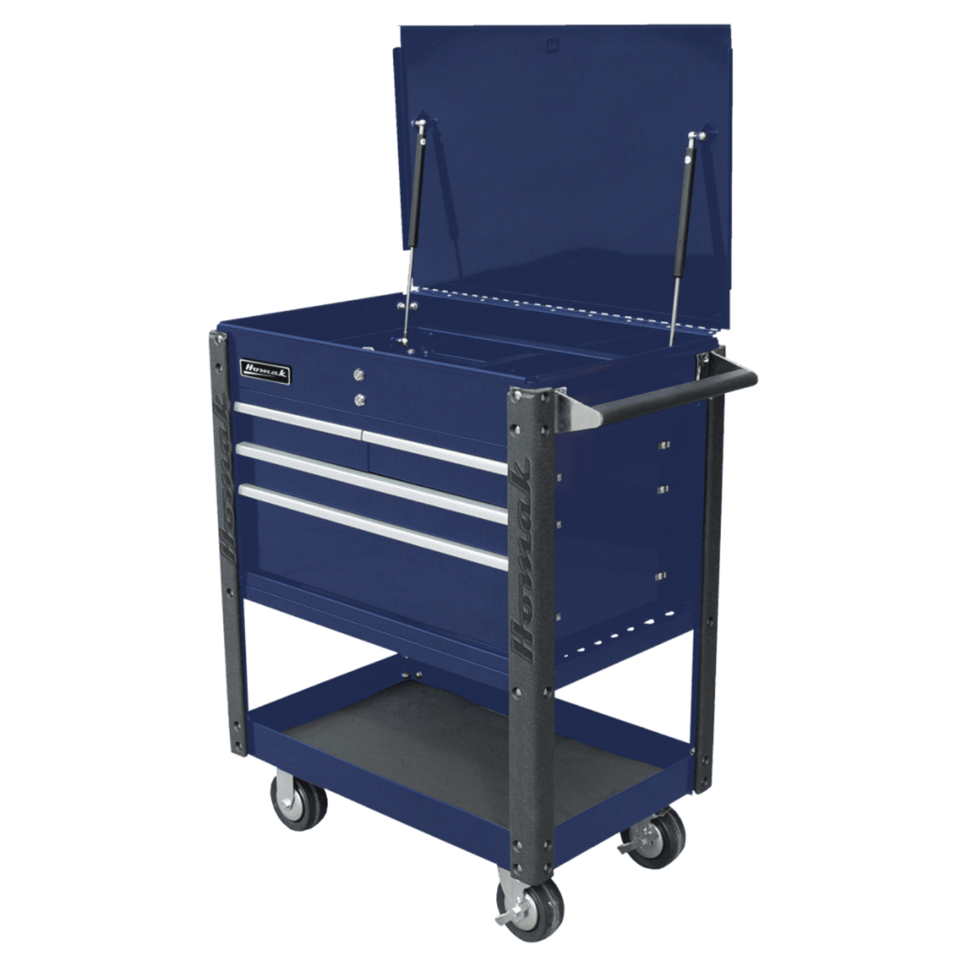 Homak 35" Professional 4 Drawer Service Cart - BK06032000