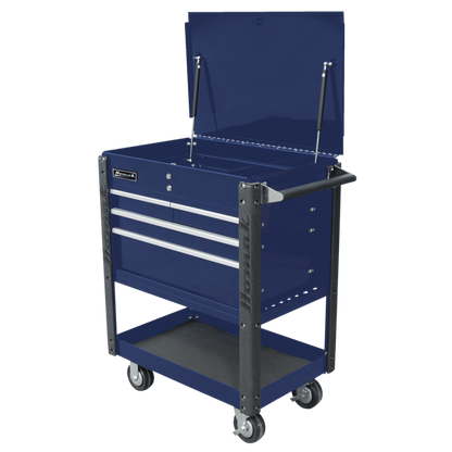 Homak 35" Professional 4 Drawer Service Cart - BK06032000