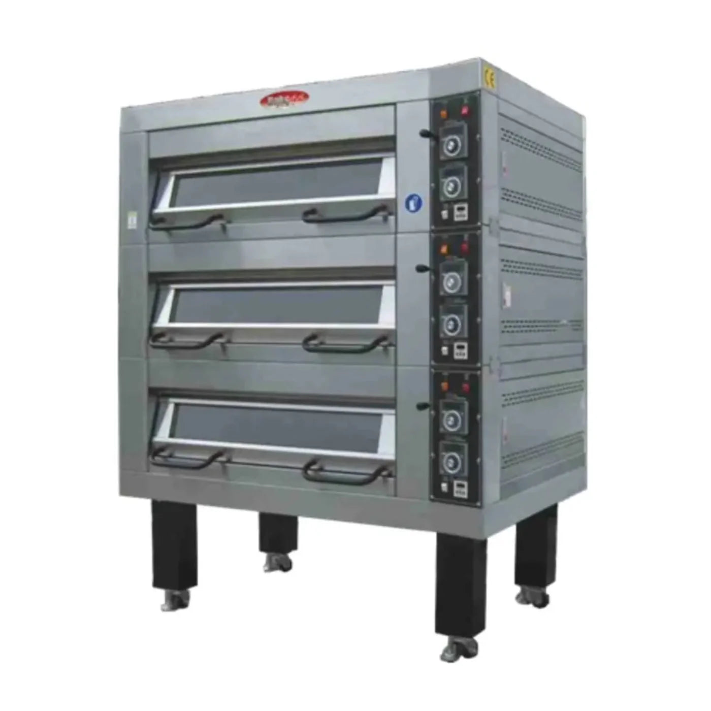 BakeMax  55" Four Deck Electric Oven, Accommodates (8) 18" X 26" Pans, 220/60/3 - BMDDD04