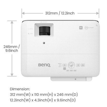 Elevate your golf simulator setup to unprecedented levels of realism and immersion with the BenQ TK700STi 4K HDR Short Throw Golf Simulator Projector. Designed to revolutionize your indoor golfing adventures, this projector brings the course to life in stunning 4K detail right in the comfort of your home.  Boasting a formidable 3,000 lumens rating, an input lag of only 16ms at 60Hz, an impressive lamp life of up to 15,000 hours in LampSave mode, and a versatile throw ratio ranging from 0.9~1.08, 
