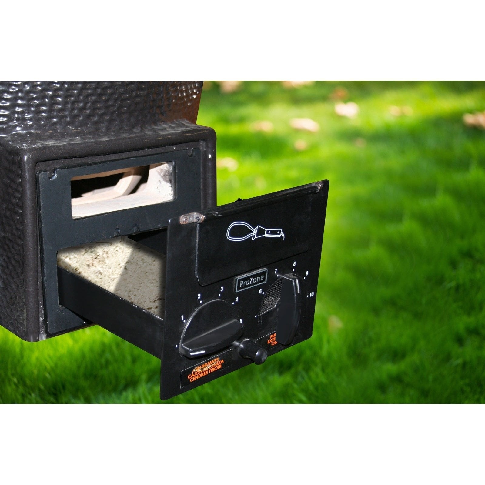 Vision Grills Professional | S-Series Ceramic Kamado Grill | Charcoal Gas Compatible - S-Series - Black