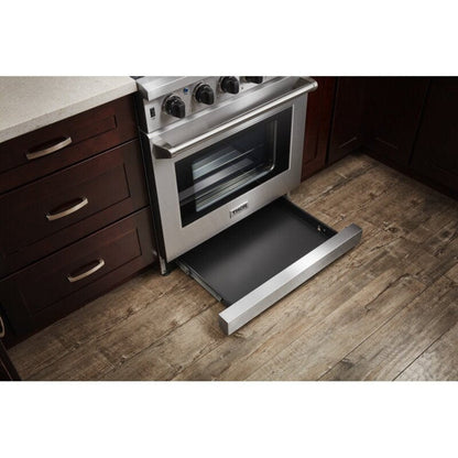 Thor Kitchen Appliance Package - 30 in. Natural Gas Range, Range Hood, Microwave Drawer, Refrigerator, Dishwasher, AP-LRG3001U-7
