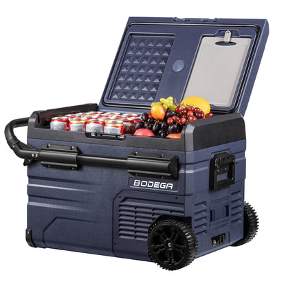 BODEGAcooler Portable Refrigerator 37qt/35L Dual Zone on Wheels - TWW35