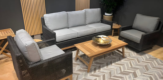 Royal Teak Collection Cannes 3-Seater Wicker Sofa Frame - CAN3SFO
