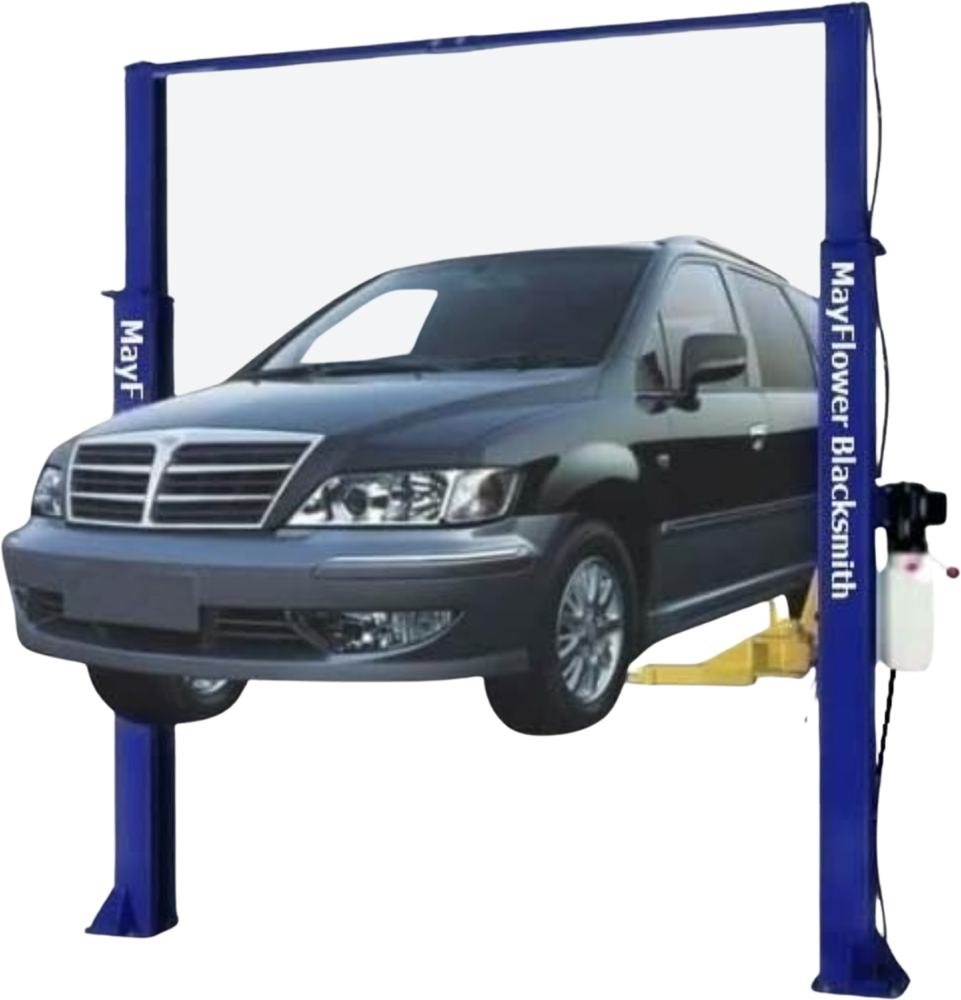 Mayflower Tools Blacksmith Two Post Car Lift Max Lift Height 71" New - CF9000