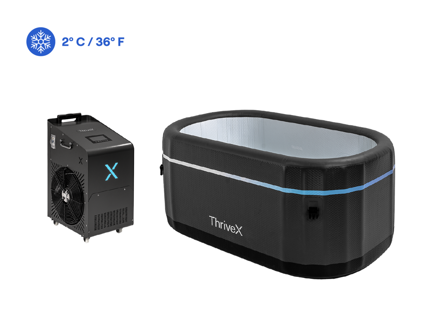 Echelon ThriveX Smart Cold Plunge (0.8 HP) - ECH-TX-08HPWT
