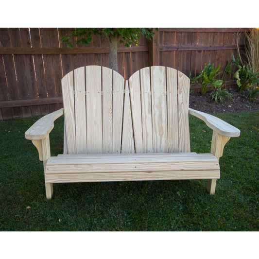 Creekvine Designs Treated Pine Low Curveback Garden Bench - FPB48ADCVD
