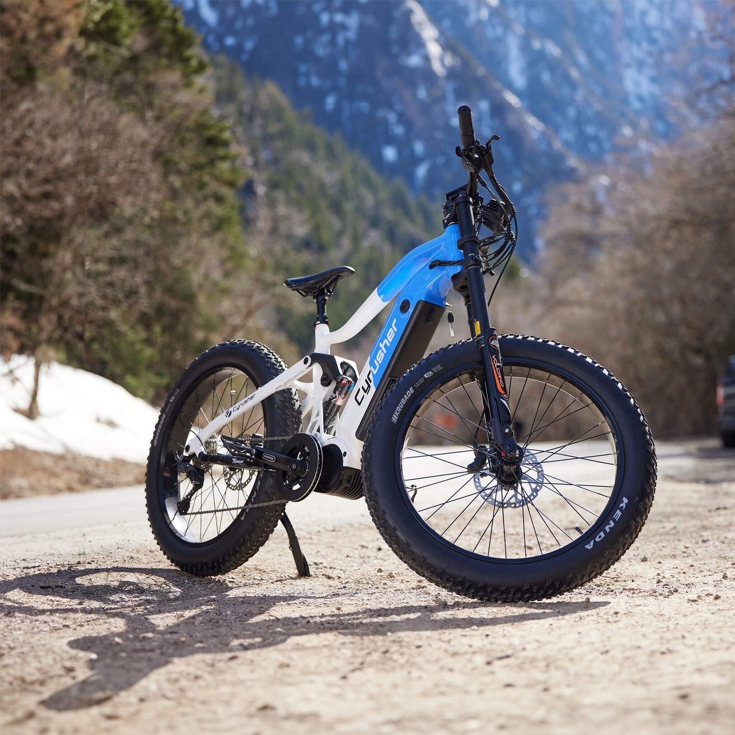 Cyrusher Trident Mid-Drive Ebike 1000W, 52V 20Ah