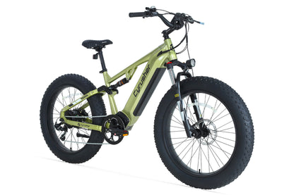 Cyrusher Rover Full Suspension E-Bike | 750W,52V 15.6Ah