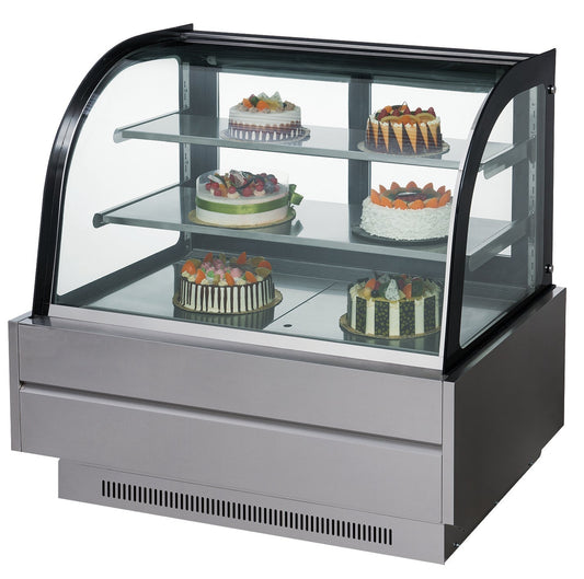 Chef AAA Commercial 36" Display Case Refrigerator Showcase (3 Feet) Pastry Bakery - CV-90