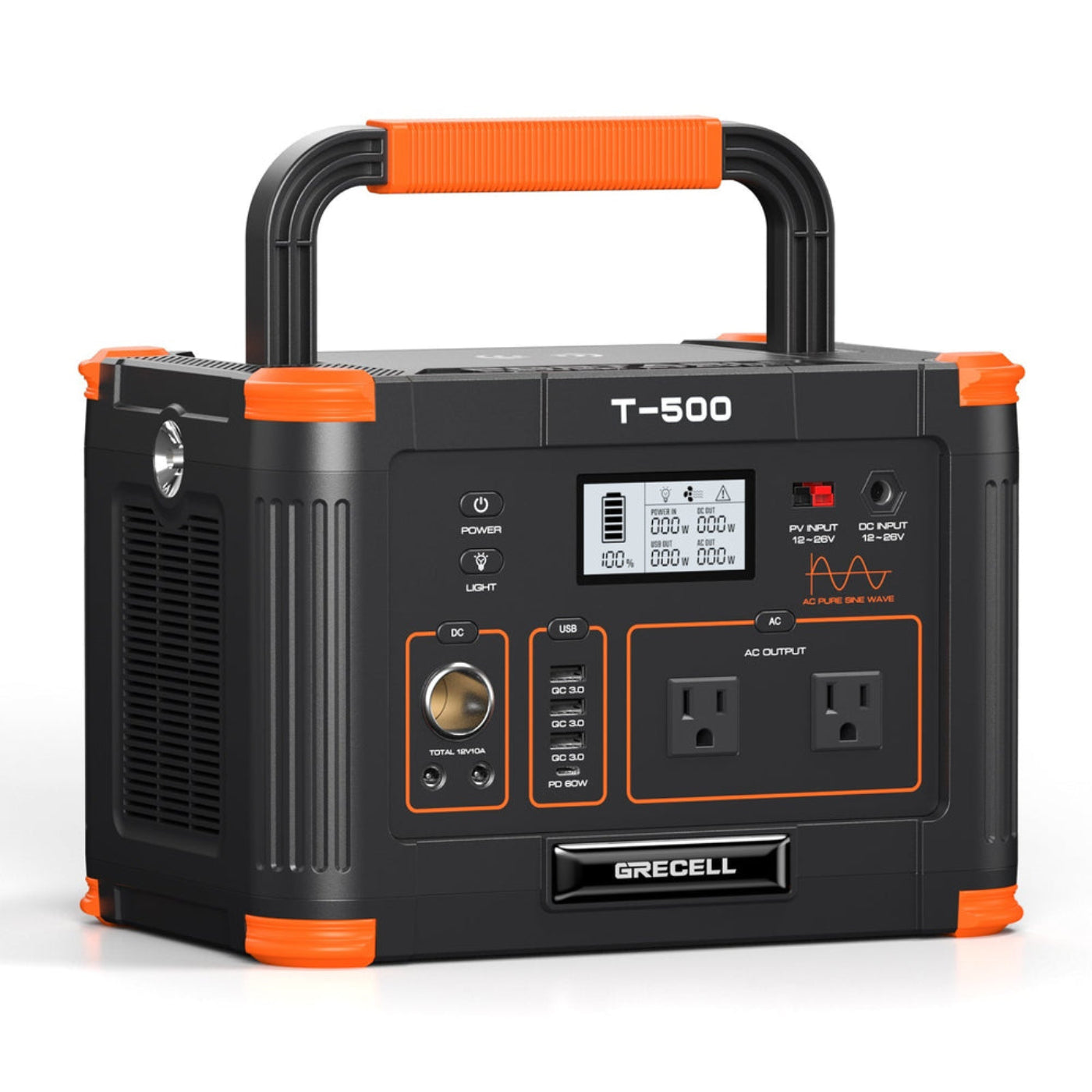 GRECELL Portable Power Station 500W - 680491101785