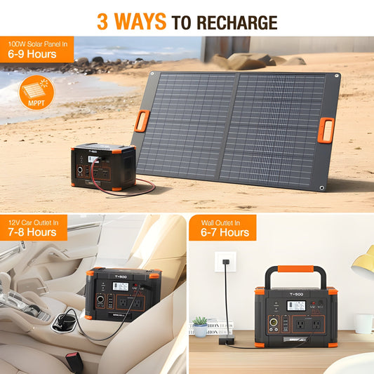 GRECELL Portable Power Station 500W - 680491101785