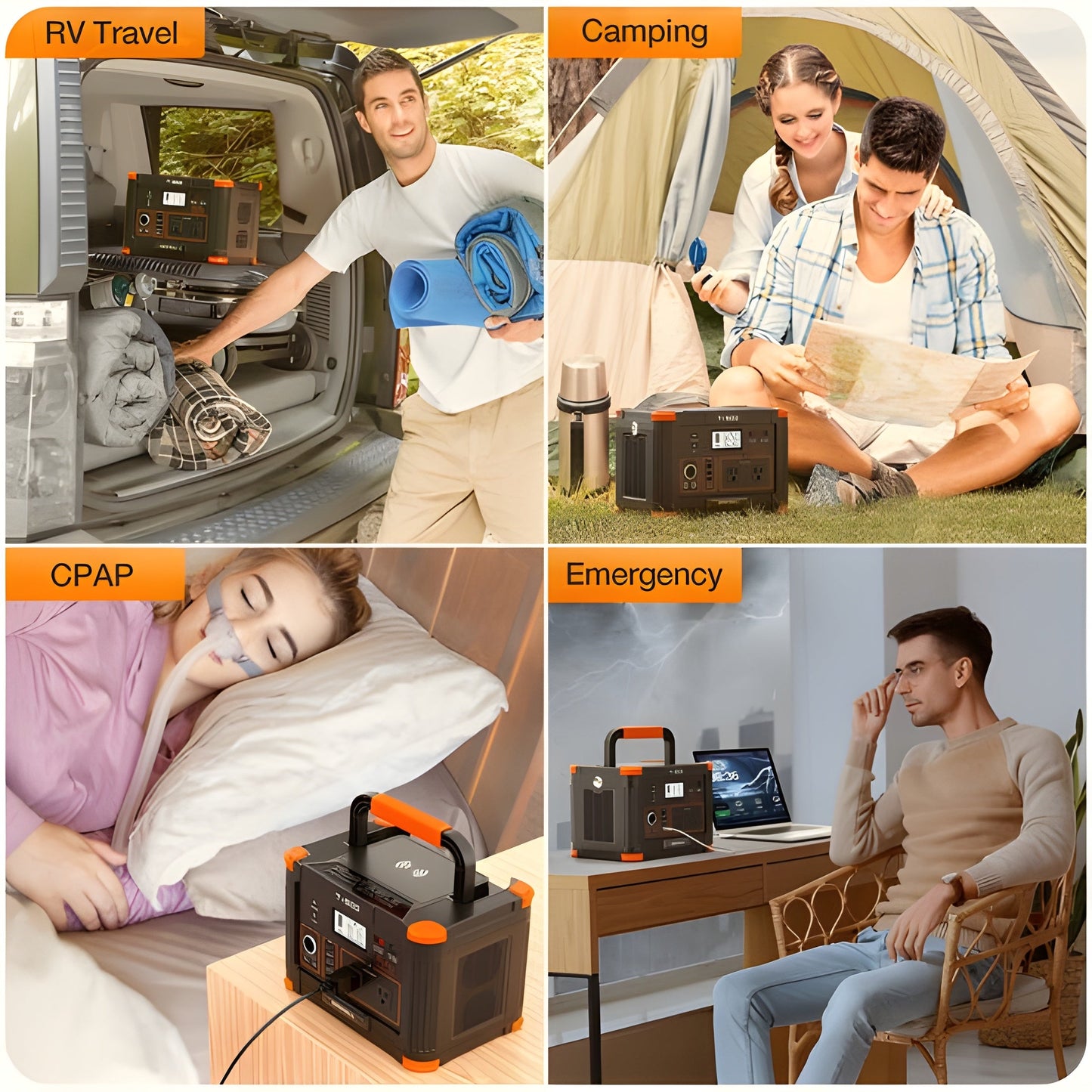 GRECELL Portable Power Station 500W - 680491101785