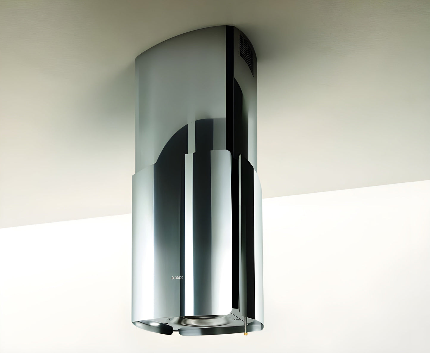 Elica - CHROME - Iconic - 22 7/8" W x 17" D x 22 7/8" H, Polished Stainless Steel - Island Hoods- ECH623S1