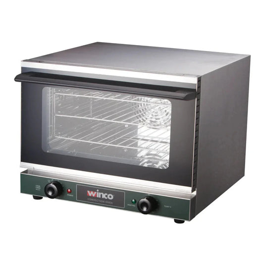 Winco ECO-250 Quarter-Size Countertop Convection Oven, 0.8 Cubic Feet, 120V, 1440W - ECO-250