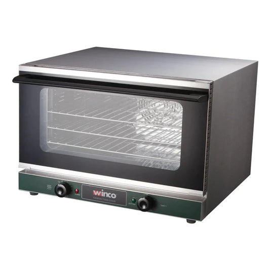 Winco ECO-500 1.5 Cubic Feet Half-Size Countertop Convection Oven, 120V, 1600W - ECO-500