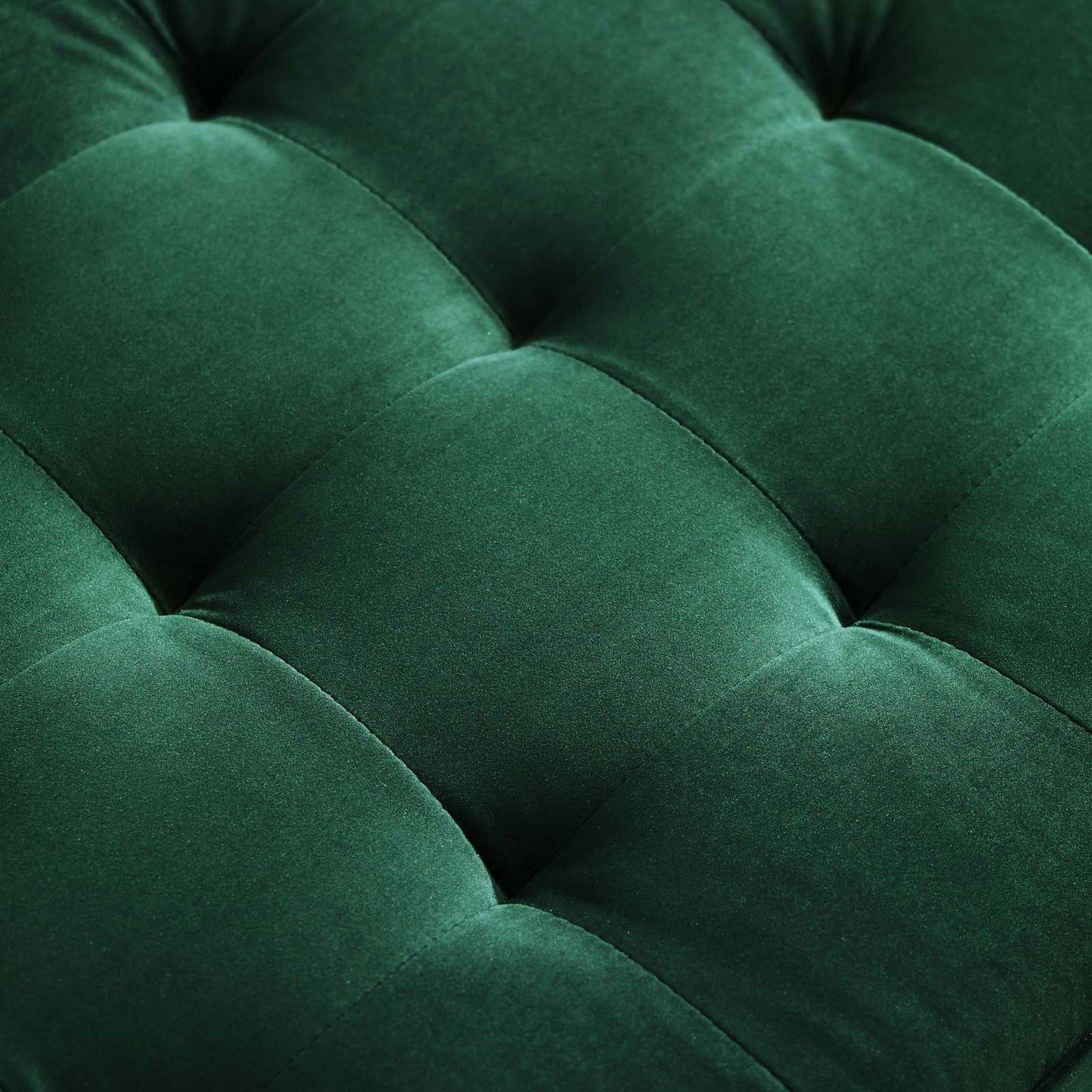 Modway Furniture Valour Modern Velvet Sofa - Stylish Mid-Century Design with Stain-Resistant Fabric & Pocket Coils