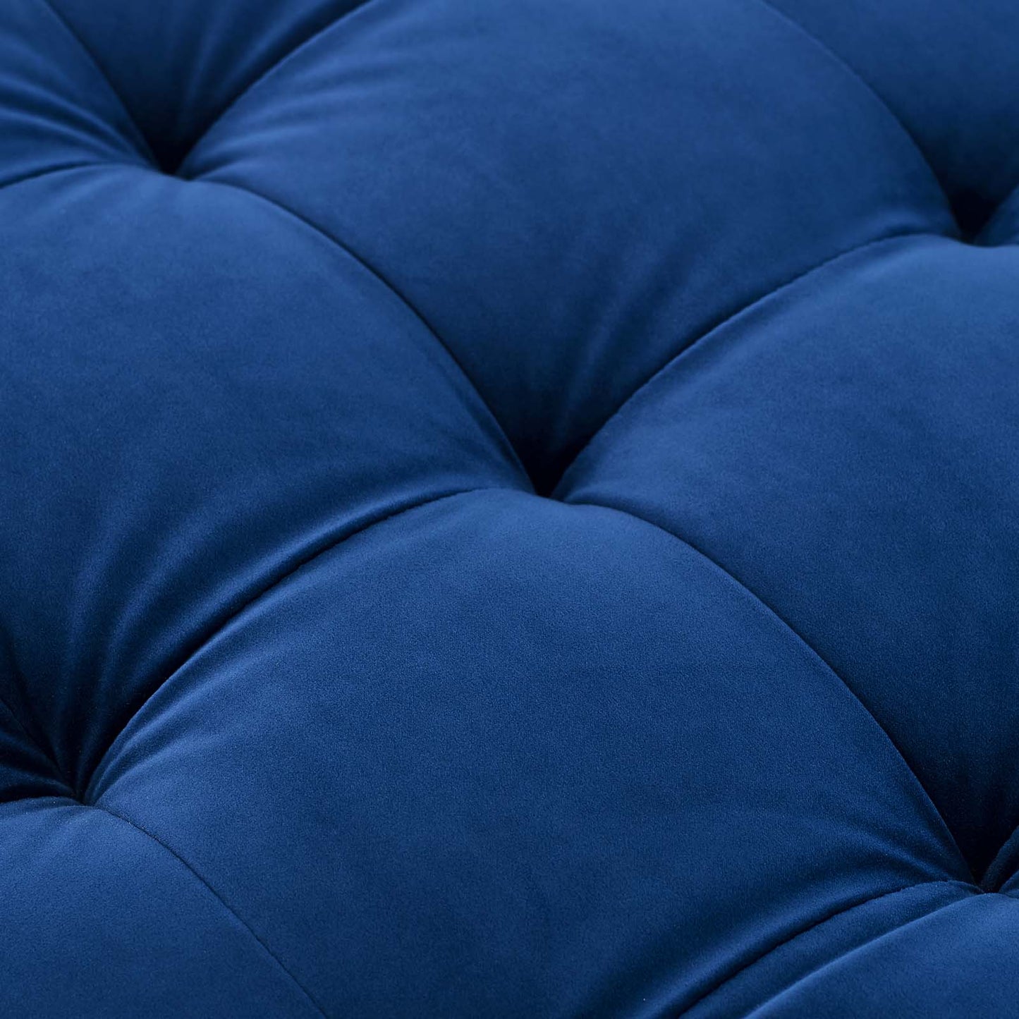 Modway Furniture Valour Modern Velvet Sofa - Stylish Mid-Century Design with Stain-Resistant Fabric & Pocket Coils