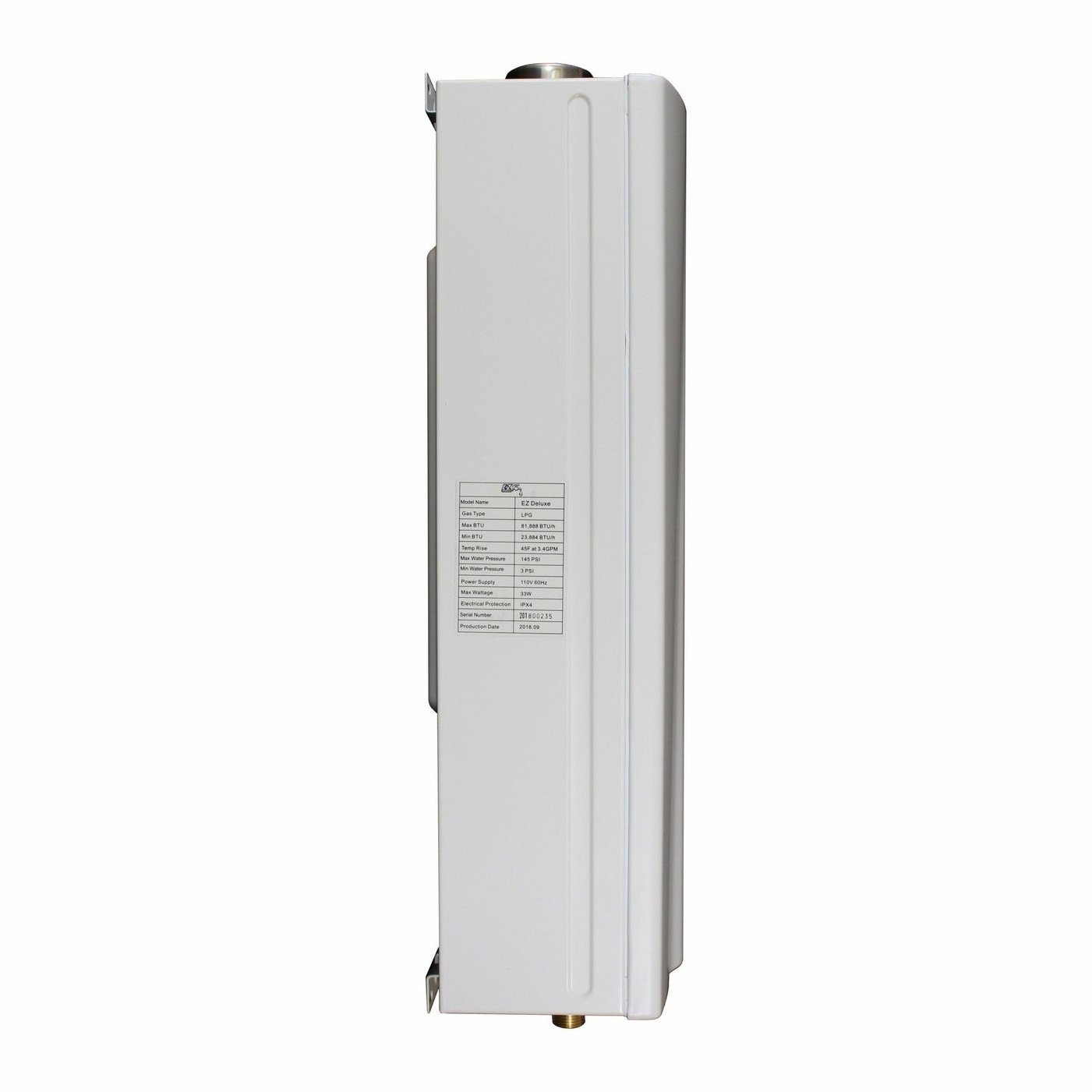EZ Tankless 4.4 GPM 87500 BTU Liquid Propane Indoor Tankless Water Heater with Vent Kit Manufacturer RFB EZDELUXELP