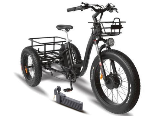 T4B 500W Trike 3-Wheel Cargo Fat Tire Electric Bike - EB-CARRIAGE