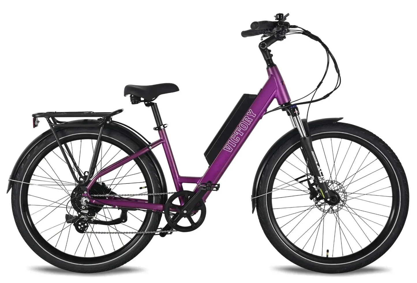 T4B 500W Victory Low Step Commuter Electric Bike - EB-VICTORY-WHT