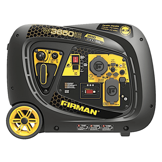 Firman W03382 30 Amp 3300W/3650W Electric Start Parallel Ready Gas Inverter Generator New W03382