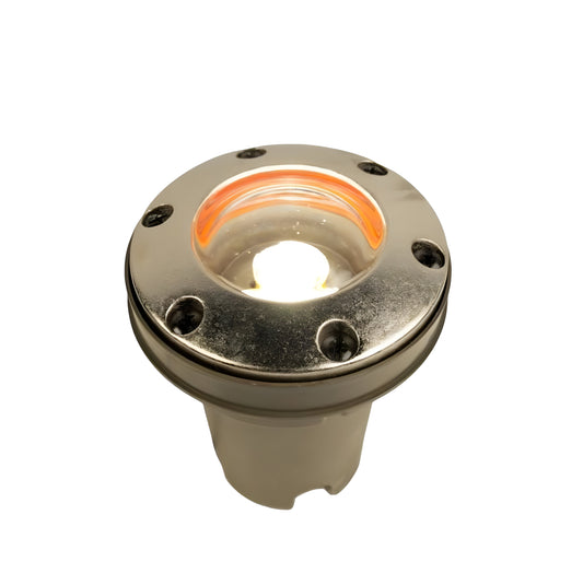 FX Luminaire FX FC Well Light w/ Ring Luxor ZDC Nickle Plated - FCZDCRGNP