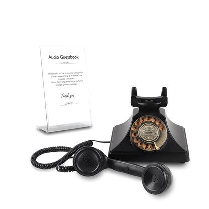 SpinPix360 Industrial Style Telephone Style Audio Guest Book