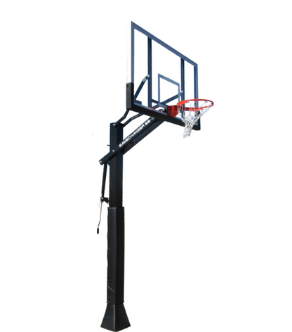 Ironclad 72" Gamechanger In-Ground Adjustable Basketball Hoop GC66-XXL  The GC66-XXL Basketball System is an in ground basketball hoop designed for realistic basketball action. Its 11 ga. 6"x6" one piece post is thicker and far superior in strength to competitors post design. The GC66-XXL includes a convenient anchor bolt mounting system that makes it easy to level or relocate the basketball goal.