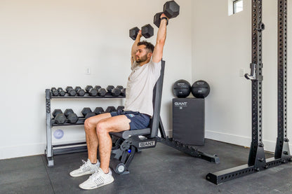 GIANT Rubber Hex Dumbbell Sets - Ergonomic - DB550