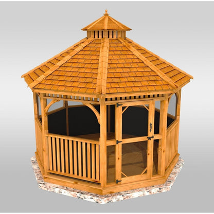Outdoor Living Today 12′ BaySide Panelized Octagon Gazebo - KIT bay12