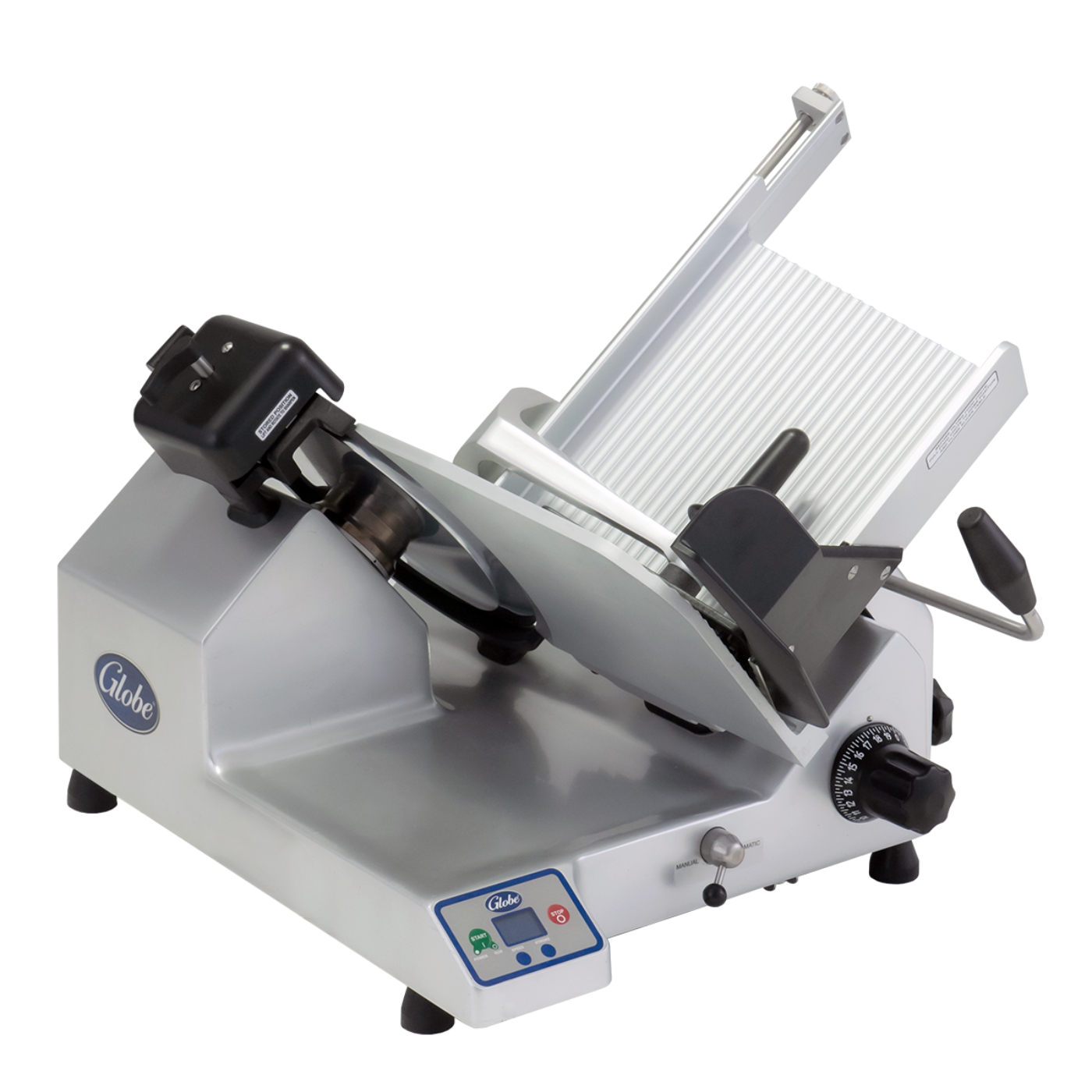 Globe SG13-07 Premium Heavy-Duty 13" Manual Slicer 220/50/1 - 220V, 1 - GLSG1307