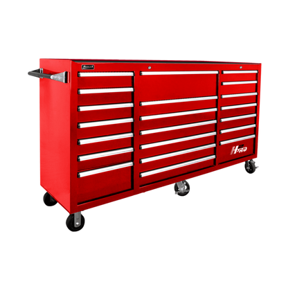 Homak 72” H2Pro Series 21 Drawer Roller Cabinet - BK04021720