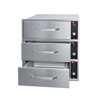 Hatco HDW-3 30" Freestanding 3 Drawer Warmer - 120V, 1 Phase - HDW-3
