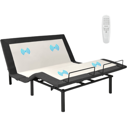 Costway Twin or Queen Size Bed Frame Electric Adjustable With Massage Modes New - HW67765