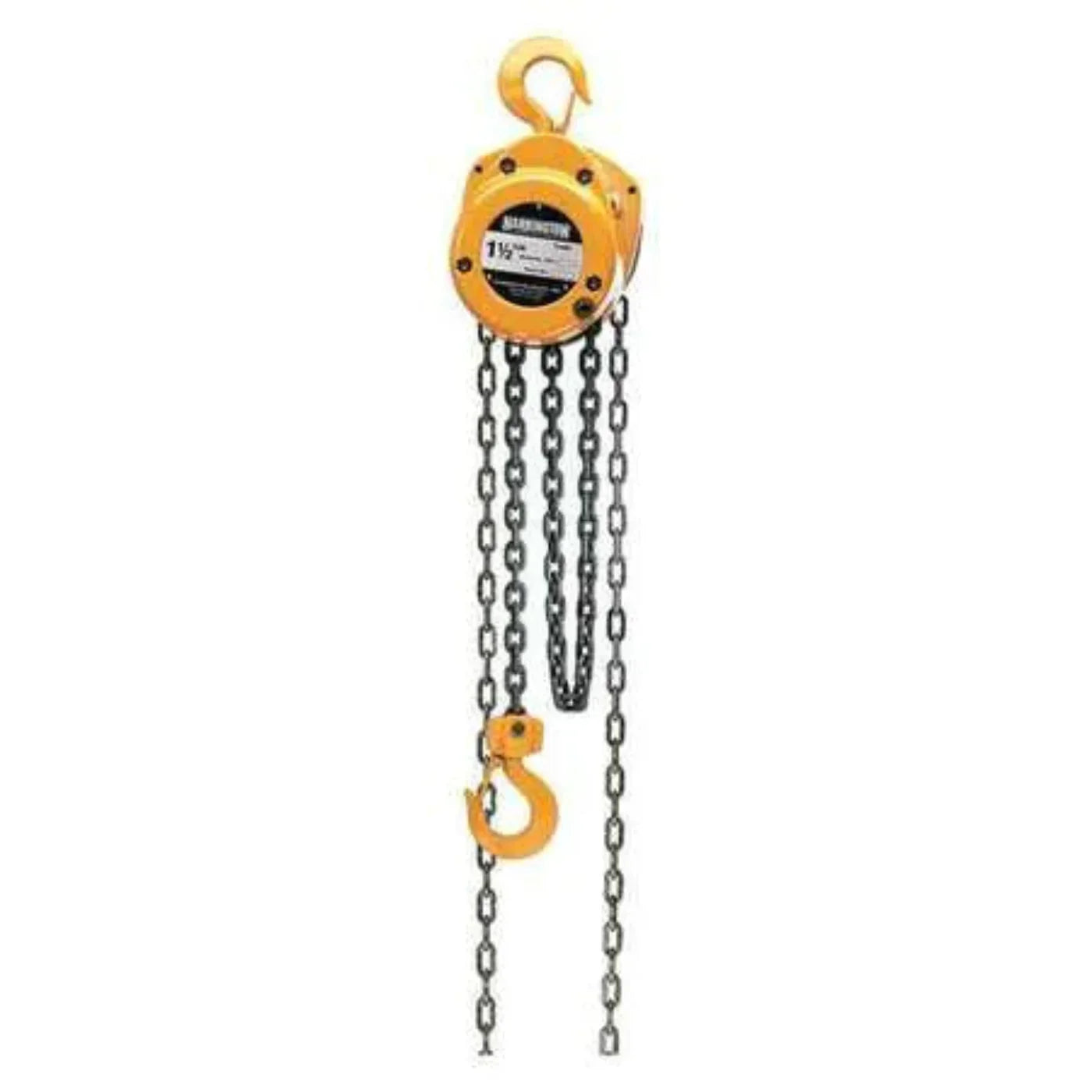 Harrington CF015-10 Hand Chain Hoist with 3000lb Capacity & 10FT Chain Fall - Reconditioned - Harrington CF015-10