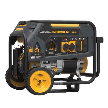 Firman H05752 5700W/7125W 30 Amp Recoil Start Dual Fuel Portable Generator New H05752