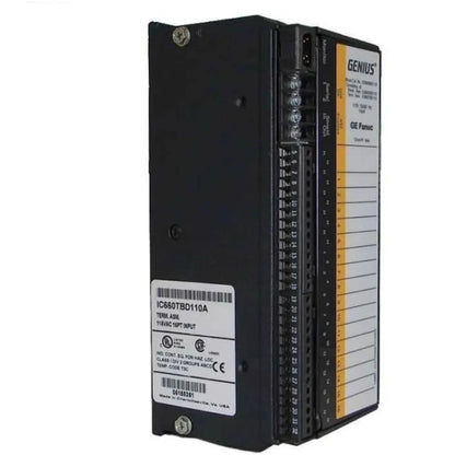 Fanuc Corporation Ge Fanuc I/O Module Genius Block, 16 Circuit, 115 VAC Power, For 2 Or 3 Wire Switch Inputs - IC660BBD110