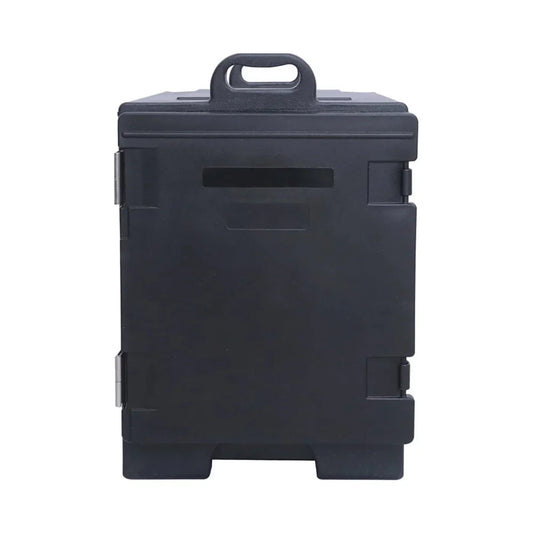 CAC ChinaTable Pan Carrier Insulated 1/1 Size W/ Extended Hdl Black Set -  ICTP-3