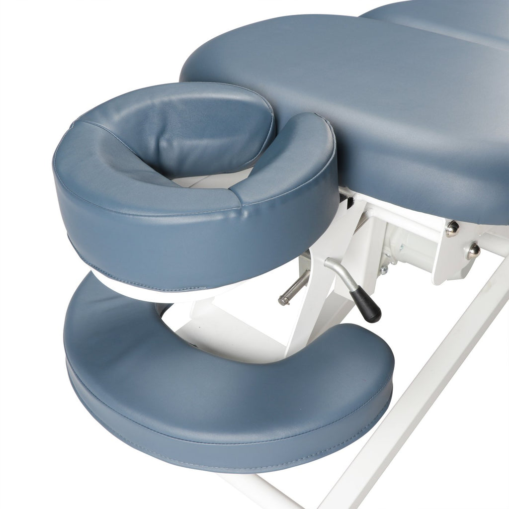 Master Massage 29” TheraMaster Flat PowerLift Electric Massage Table - Royal Blue 10136