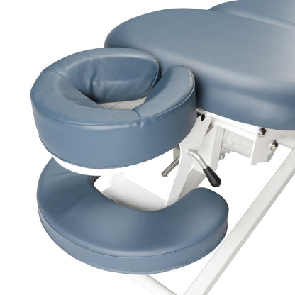 Master Massage 29” TheraMaster Flat PowerLift Electric Massage Table - Royal Blue 10136