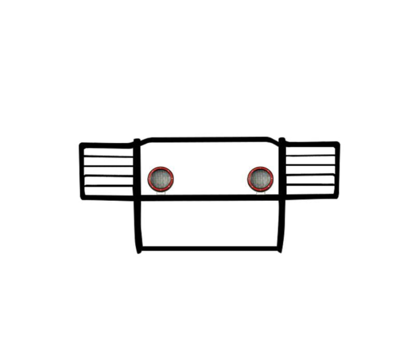 Black Horse Grille Guard Kit - BLK17FB26MAFR
