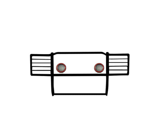 Black Horse Grille Guard Kit - BLK17FB26MAFR