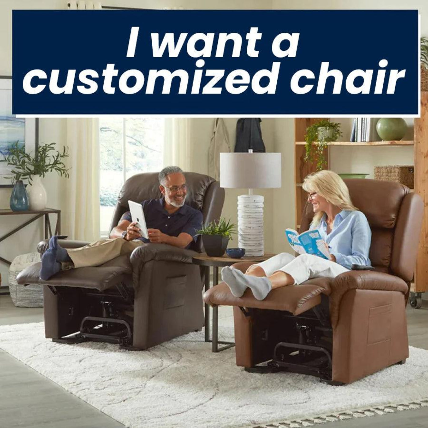 UltraComfort UC480 Medium 1 Zone 3-Position Recline Lift Chair - UC480-MEDIUM-EAC