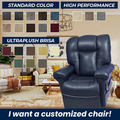 UltraComfort UC562 Artemis Eclipse 5 Zone Zero Gravity Power Lift Chair - UC562-MLA-STD-SCF