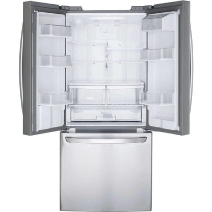 LG 30 in. 3-Door French Door Refrigerator in Stainless Steel 22 Cu. Ft. (LFDS22520S)